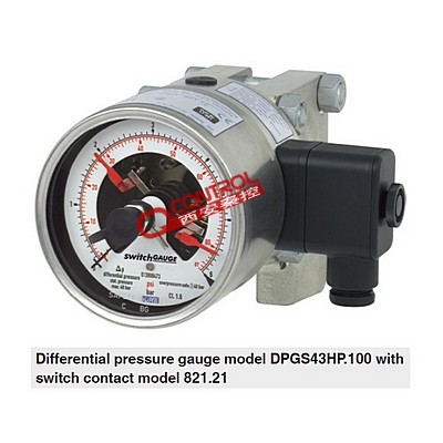 德国wika差压表,DPGS43HP.100,DPGS43HP.160,带电接点开关的差压表