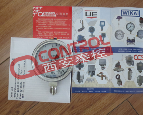 233.50.063/ 213.53.050/EN837-1德国WIKA威卡充液耐震压力表